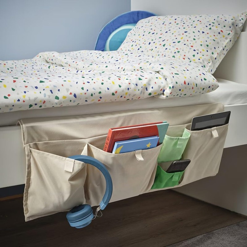 Ikea MÖJLIGHET Bed pocket,beige,75x27 cm (29 ½x10 ¾)