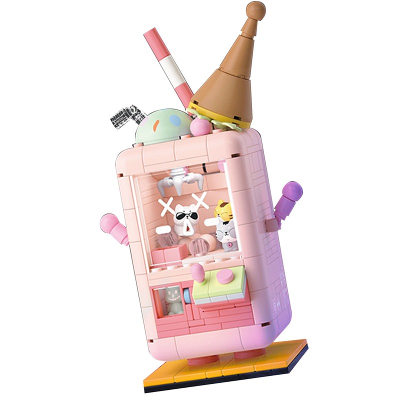 Doll Machine Mini Building Blocks Bricks Set Mini Claw Catch