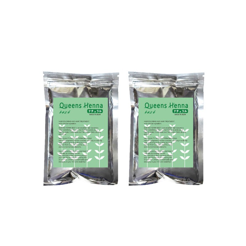 Queens Hena 퀸즈헤나 베스트 천연헤나염색약 원플원 100g Queens premium [브라운+네추럴]