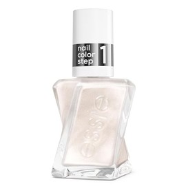 Gel by essie Gel-like Nail Polish, Up to 15 Days of Wear, No UV Light, Drip Drip Metallic Neutral White Nail Polish, 13.5ml