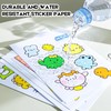 60 Sheets Premium Printable Vinyl Sticker Paper for Inkjet Printers