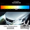 Lanuovx 2 Pack D5S HID Headlight Bulbs 6000K White, Plug