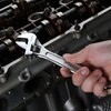 WORKPRO 4-piece Adjustable Wrench Set, Forged, Heat Treated, Chrome-plated (6-inch,