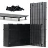 LINLAN 8 Pieces High-Density Aquarium Grid Plastic with 48 Brackets,