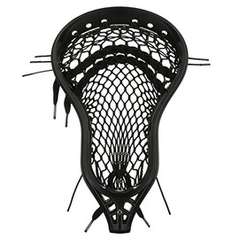 StringKing Men’s Mark 2D Defense Lacrosse Head Strung with Type 5s Mesh (Black/Black)