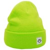 55cube Lime Green Beanie Hat Unisex