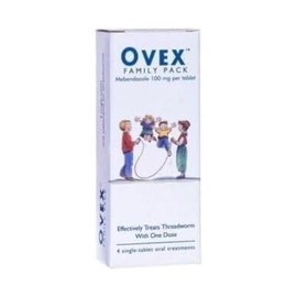 Family Pack - Threadworm/Pinworm, Effective Deworming for Adults & Children, One Dose, Easy-to-Swallow