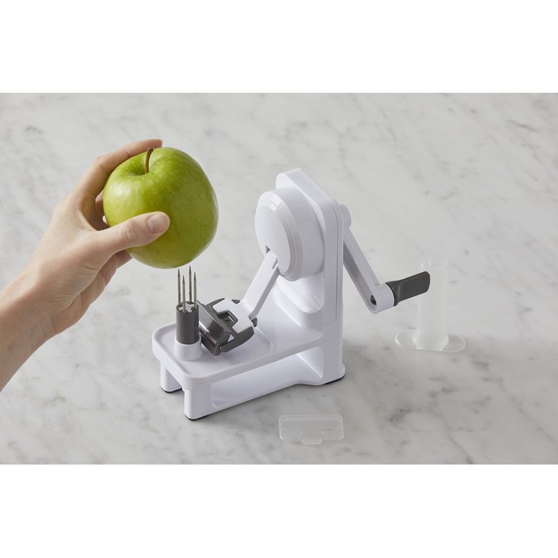 SAVANNAH SAV-1043 Multi Speed Peeler, 18.5x16x7cm, White/Grey/Stainless Steel