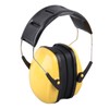 Yellow Baby Ear Protection Noise Cancelling Earmuff Efficient Foldable Adjusting