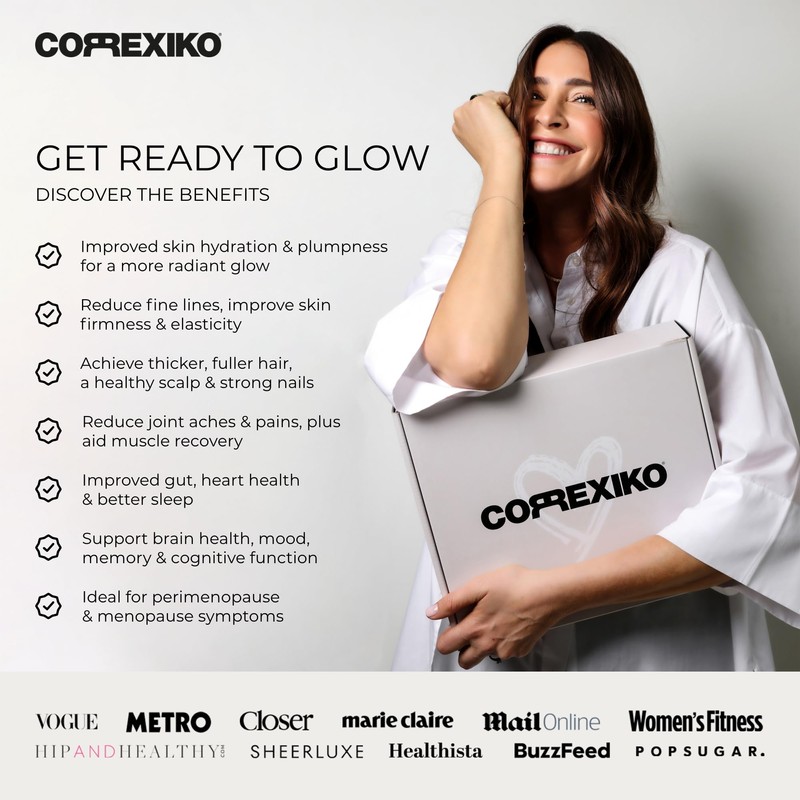 CORREXIKO Marine Collagen Powder & Ultra Omega 3 Supplement Bundle