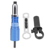 Zerodis Electric Rivet Gun Adapter, 17.3oz Aluminium Alloy Rivet Drill