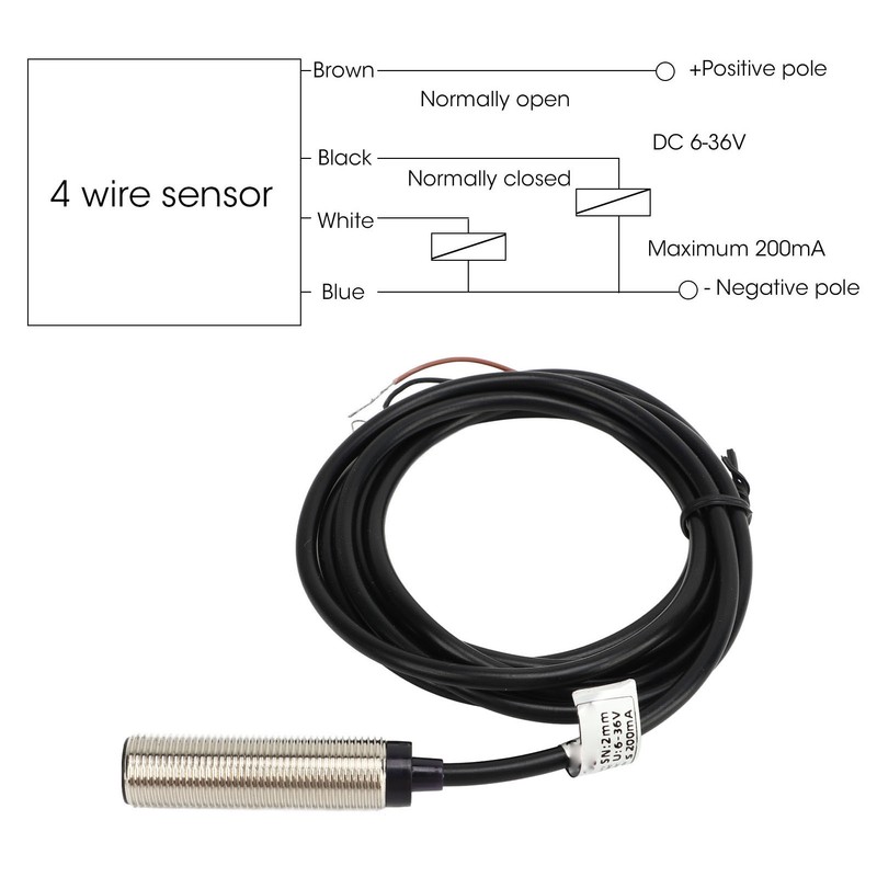 BERM 4 Set Inductive Proximity Switch Sensor Detector NPN NO