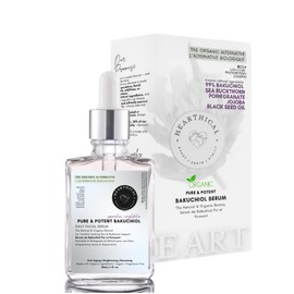 Hearthical Pure & Potent Bakuchiol + Organic Botanical Facial Serum – Plant-Based Retinol Alternative | Jojoba, Sea Buckthorn, Black Seed, Pomegranate | 30mL
