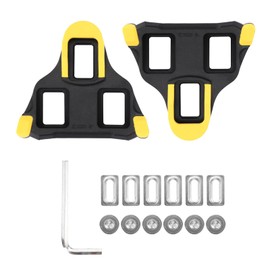 VINEST 1 Pair Cleats Set for SPD Cleats, Bike Replacement Cleats for Shimano Cleats, Road Bike Pedal Plates for SPD SL Cleats, with 13 Pieces of Safety Plate, for Cycling Racing Competition Cycling