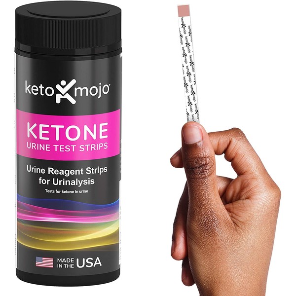 150 Ketone Test Strips with Free Keto Guide eBook & Free APP. Urine Test for Ketosis on Ketogenic & Low-Carb Diets. (Extra-Long Strips, Made in USA)