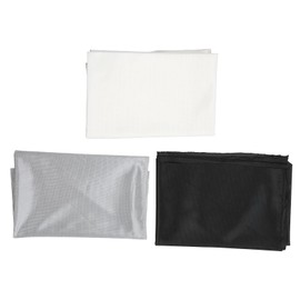 Cuifati Speaker Grill Cloth, 140 x 91 cm Speaker Cloth Mesh Cloth Speaker Mesh Cloth Dustproof Protective Cover Speaker Grill (White)