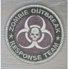 Unbranded ZOMBIE OUTBREAK RESPONSE TEAM BIOHAZARD SKULL TACTICAL MULTICAM IRON