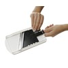 Fackelmann Thick/Thin Cutter with Leftover Holder, Vegetable Cutter with Two-Sided