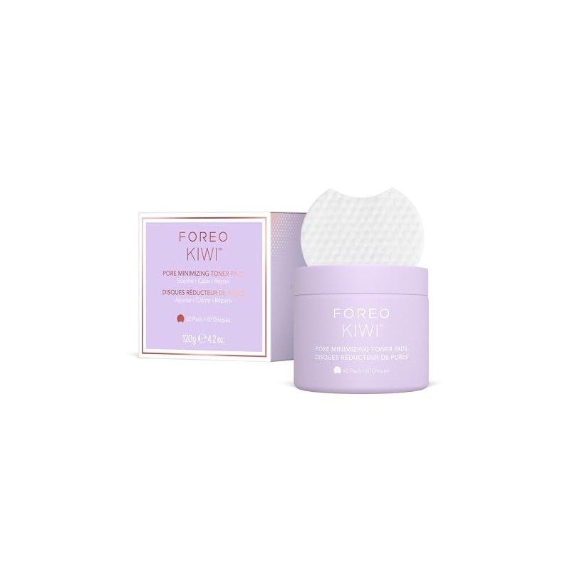 FOREO KIWI Pore Minimising Toner Pads 60 Pieces - Witch