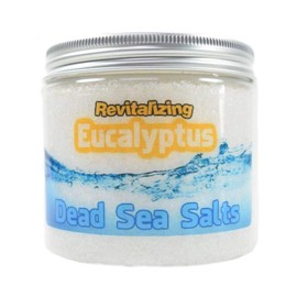 Eucalyptus Dead Sea Salts - Bath Soaks, Herbal Bath Salts, Sea Salt, Bath Salt Soak, Natural Dead Sea Salt, Bath Gifts Bath Favors Spa Gifts