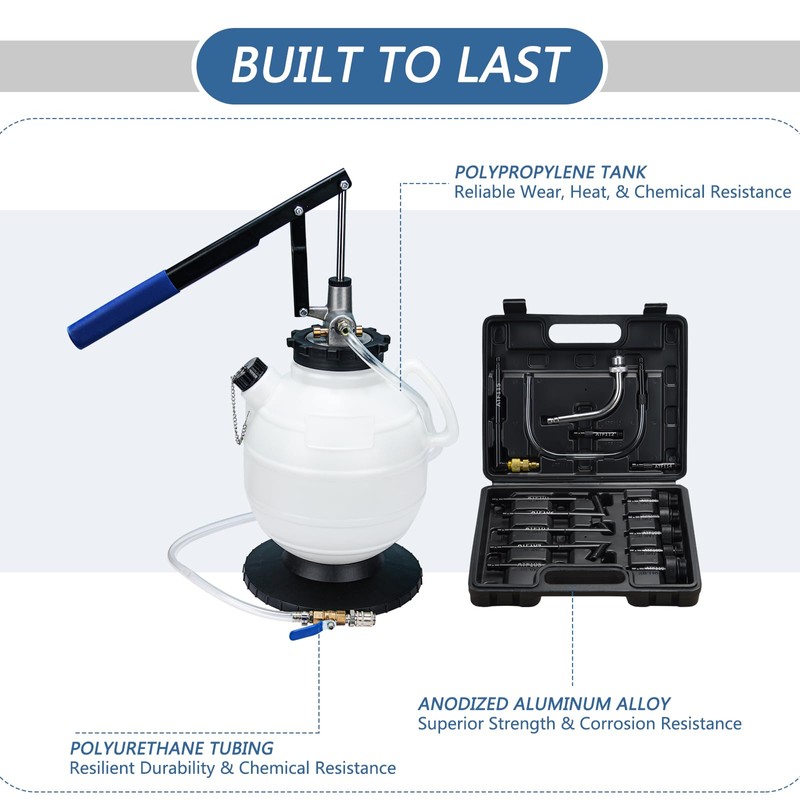 Bicos 7.5L Transmission Fluid Pump Manual ATF Refill Tool Kit