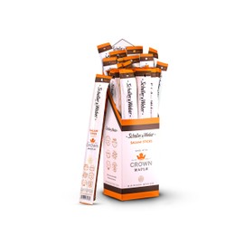 Schaller & Weber Crown Maple Salami Stick, Hickory Smoked, All-Natural, Ready to Eat Meat Snacks, 0.85 Ounce (Pack of 6)