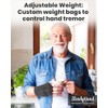 Weighted Gloves for Trembling Adjustable Hand Stability Wrist Weights Glove
