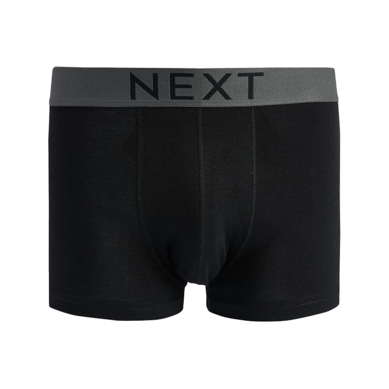 NEXT Essential Men's Hipster Boxer Shorts with Elastic Waistband, Pack
