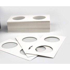 Revole Paper Coin Holder Storage Coin Purse Coin Collecting Clips for Storing 50pcs 29mm Diameter