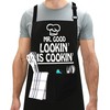 LINEN CLOSET® Adjustable Bbq Aprons for Men Funny Chef Aprons