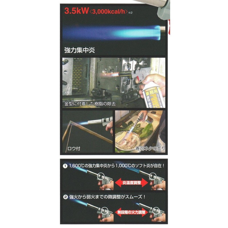 Shinfuji Burner Power Torch RZ-840S (Burner Body Only)