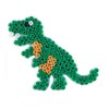 Hama Beads 10.322 Hama Pegboard Dinosaur, White, Klein