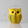 Funny Owl & Pumpkin Figurine Decorative Statue for Fall, Halloween