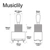 Musiclily Pro 3-Way Box Style Pickup Selector Toggle Switch for