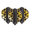 RED DRAGON Hardcore Premium Gold & Black Geometric Dart Flights