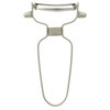 Kotobuki Japanese Stainless Steel Peeler with Curved Blade, Silver