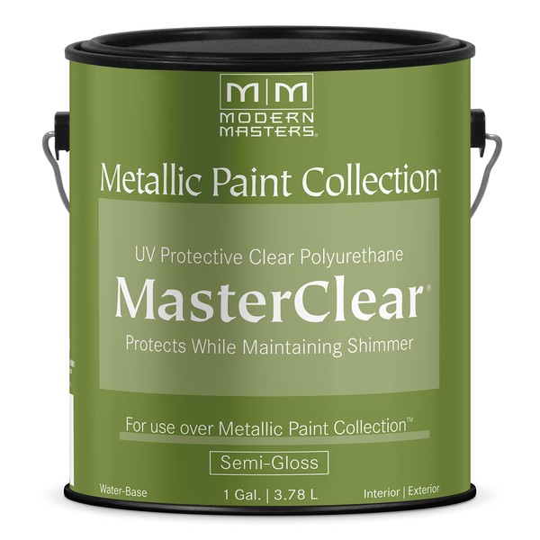 1 gal Modern Masters ME662 Clear MasterClear Protective Clear Topcoat, Semi-Gloss