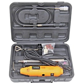 40PC Rotary Tool Kit Die Grinder Polisher Flexible Shaft Stand