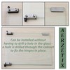 AERZETIX - C41059-2 pairs of hinged hinges for glass doors