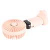 Mini Handheld Fan ABS Portable Digital Display USB Charging Foldable