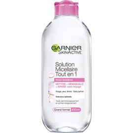 GARNIER - Solution Micellaire - Tout en 1 Peaux sensibles - 400ml