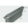 Oil Cooler 19 Rows Aluminium Cooling Oil Cooler 330 x