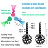 Bike Training Wheels, Flash Mute Wheel, Bicycle Stabiliser Mounted Kit,