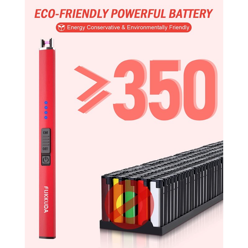 Electric Candle Lighter Rechargeable Lighters Stocking Stuffers for Women Plasma