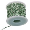 Jameco ValuePro 24 AWG Green/White Stranded Twisted Pair Hook-Up Wire