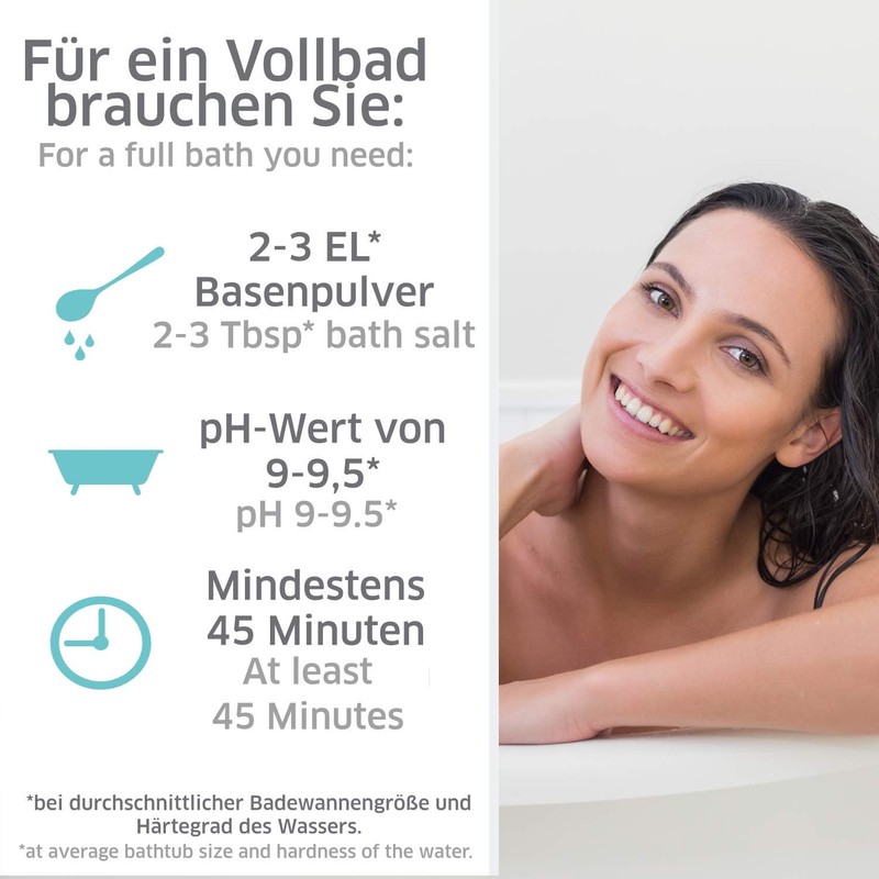 LaSolium Alkaline Bath Salt for Deacidifying, Dermatest Very Good, 650