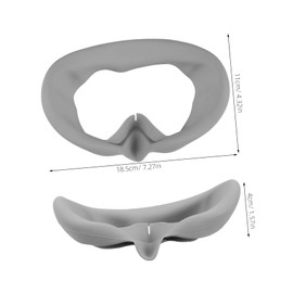 Mikinona Vr Mask Replacement Nose Pad Breathable Light Blocking Comfortable Face Mask for Gaming Vr Headset