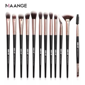 Maange Set De 12 Brochas Para Maquillaje Maange