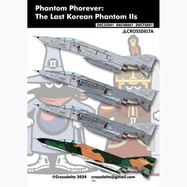 ED324872001 1/321/481/72 F-4E ROK Air Force Retirement Commemorative Special Marking + ROK Army 1/72 AH-1 Cobra / ED324872001 132148172 F-4E 한국공군 퇴역기념 스페셜마킹+한국 육군 172 AH-1 코브라