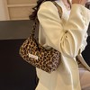 BAUIOREAD Leopard Print Bag Jacquard Bag Leopard Print Handbag Leopard